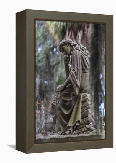 Georgia, Savannah, Bonaventure Cemetery-Walter Bibikow-Framed Premier Image Canvas