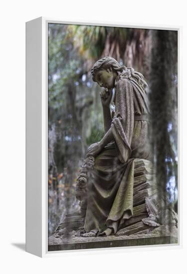 Georgia, Savannah, Bonaventure Cemetery-Walter Bibikow-Framed Premier Image Canvas