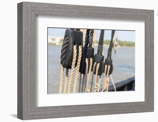 Georgia, Savannah, Caravel, Pinta, Savannah River-Jim Engelbrecht-Framed Photographic Print