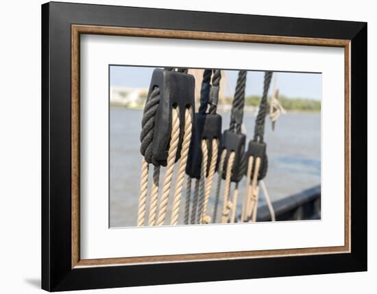 Georgia, Savannah, Caravel, Pinta, Savannah River-Jim Engelbrecht-Framed Photographic Print