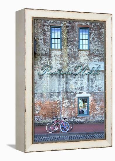 Georgia, Savannah, Factor's Walk, Restored Cotton Warehouse, River Street, Shops, Restaurants-John Coletti-Framed Premier Image Canvas