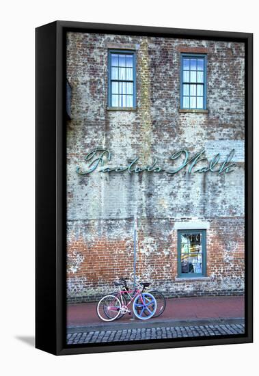 Georgia, Savannah, Factor's Walk, Restored Cotton Warehouse, River Street, Shops, Restaurants-John Coletti-Framed Premier Image Canvas