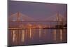 Georgia, Savannah, Talmadge Memorial Bridge at Dawn-Joanne Wells-Mounted Photographic Print