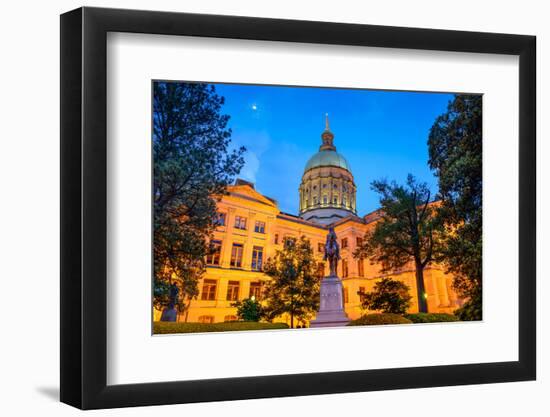 Georgia State Capitol Building in Atlanta, Georgia, Usa.-SeanPavonePhoto-Framed Photographic Print