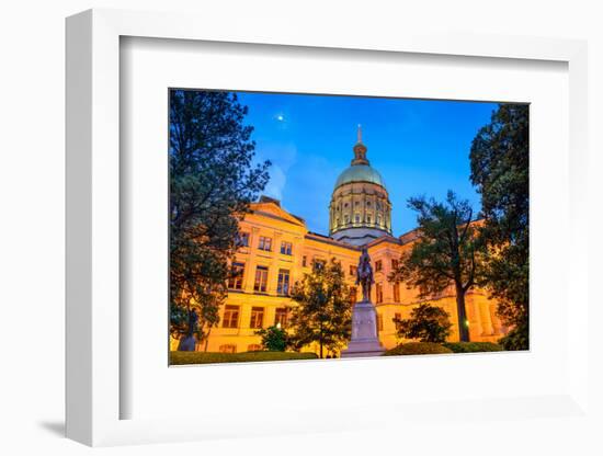 Georgia State Capitol Building in Atlanta, Georgia, Usa.-SeanPavonePhoto-Framed Photographic Print