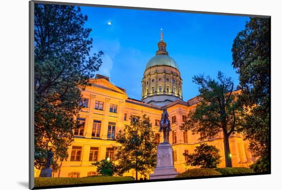 Georgia State Capitol Building in Atlanta, Georgia, Usa.-SeanPavonePhoto-Mounted Photographic Print