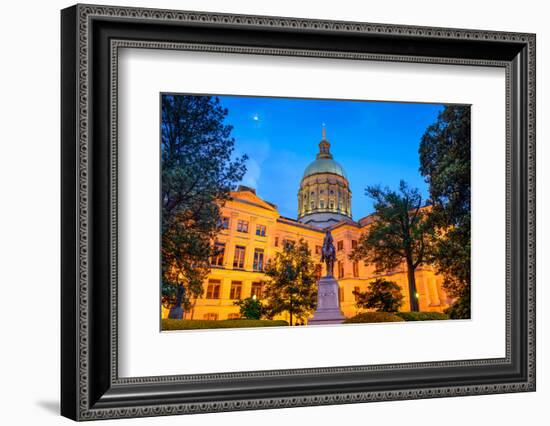 Georgia State Capitol Building in Atlanta, Georgia, Usa.-SeanPavonePhoto-Framed Photographic Print