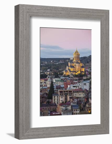 Georgia, Tbilisi,Avlabari, Tsminda Sameba Cathedral (Holy Trinity Cathedral)-Jane Sweeney-Framed Photographic Print