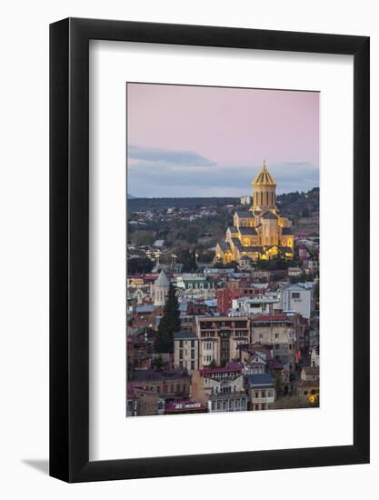 Georgia, Tbilisi,Avlabari, Tsminda Sameba Cathedral (Holy Trinity Cathedral)-Jane Sweeney-Framed Photographic Print