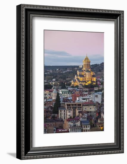 Georgia, Tbilisi,Avlabari, Tsminda Sameba Cathedral (Holy Trinity Cathedral)-Jane Sweeney-Framed Photographic Print