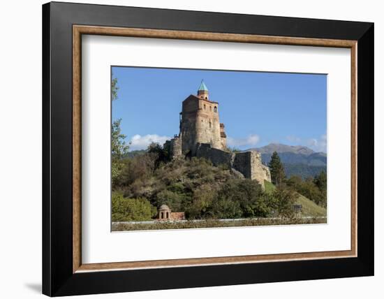 Georgia, Telavi. Gremi Monastery as Seen from the Road-Alida Latham-Framed Photographic Print