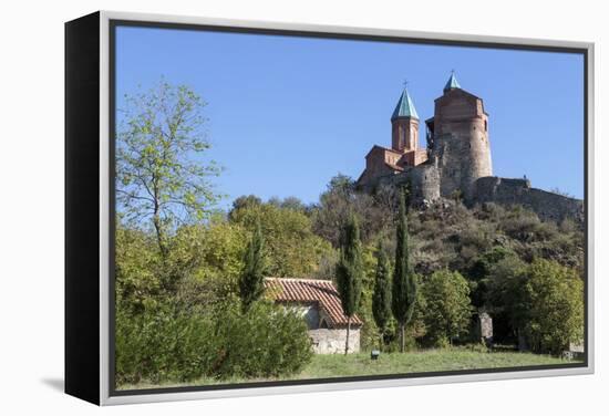 Georgia, Telavi. Gremi Monastery from a Nearby Field-Alida Latham-Framed Premier Image Canvas