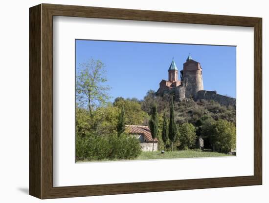 Georgia, Telavi. Gremi Monastery from a Nearby Field-Alida Latham-Framed Photographic Print