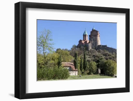 Georgia, Telavi. Gremi Monastery from a Nearby Field-Alida Latham-Framed Photographic Print