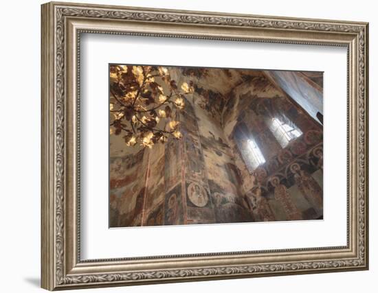 Georgia, Telavi. Religious Artwork at Gremi Monastery-Alida Latham-Framed Photographic Print