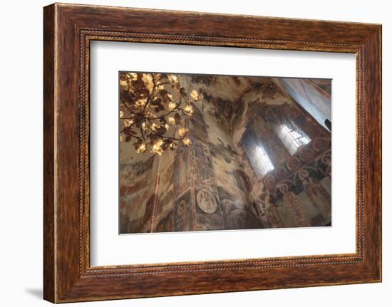 Georgia, Telavi. Religious Artwork at Gremi Monastery-Alida Latham-Framed Photographic Print