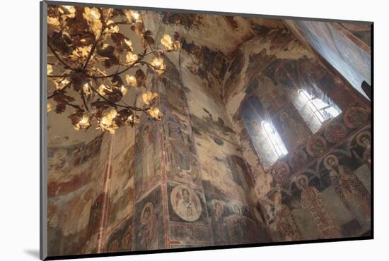 Georgia, Telavi. Religious Artwork at Gremi Monastery-Alida Latham-Mounted Photographic Print