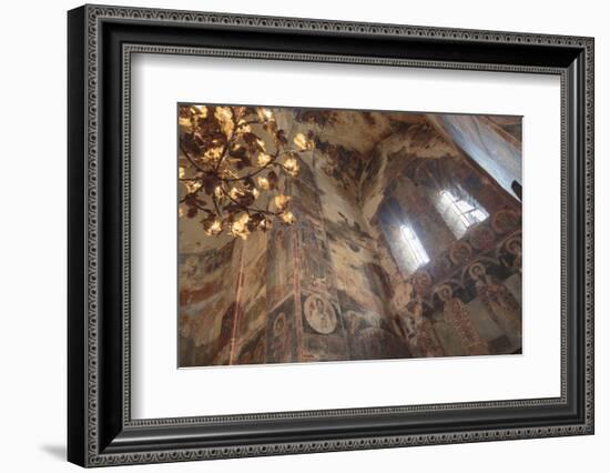 Georgia, Telavi. Religious Artwork at Gremi Monastery-Alida Latham-Framed Photographic Print