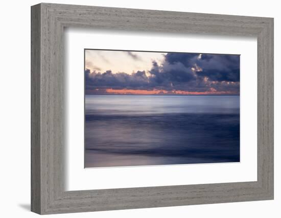 Georgia, Tybee Island, Stormy Sunrise on the Beach at Tybee Island-Joanne Wells-Framed Photographic Print