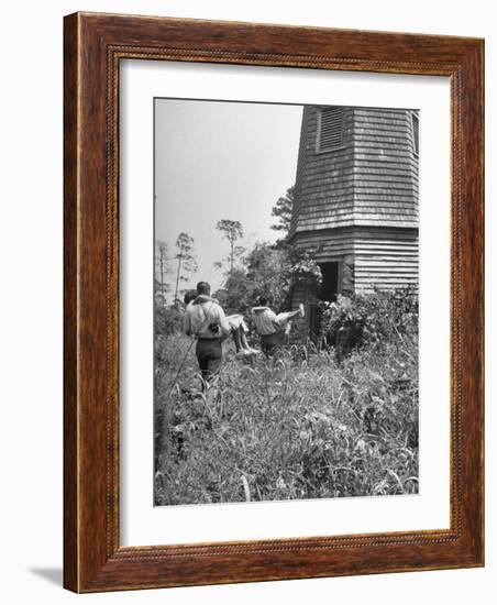 Georgia Univ. Students Spending Weekend on Jekyll Island-Ed Clark-Framed Photographic Print