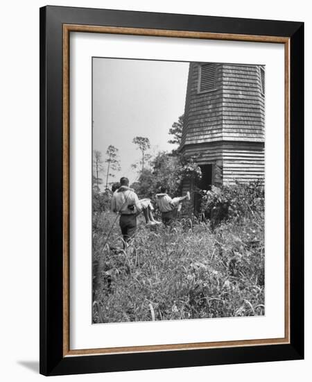 Georgia Univ. Students Spending Weekend on Jekyll Island-Ed Clark-Framed Photographic Print