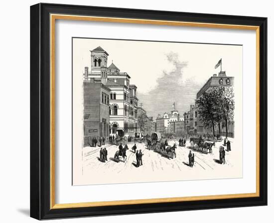 Georgia Views in Atlanta the Phoenix City of the South: the United States Custom-House-null-Framed Giclee Print