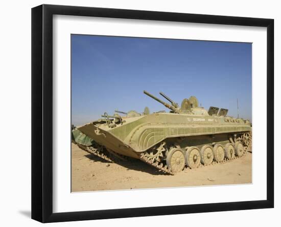 Georgian Army Light Tank-Stocktrek Images-Framed Photographic Print