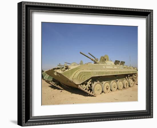 Georgian Army Light Tank-Stocktrek Images-Framed Photographic Print