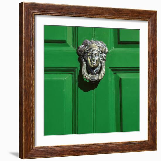 Georgian Door, Dublin, County Dublin, Republic of Ireland, Europe-Stuart Black-Framed Photographic Print