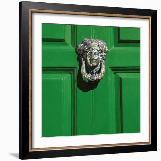 Georgian Door, Dublin, County Dublin, Republic of Ireland, Europe-Stuart Black-Framed Photographic Print