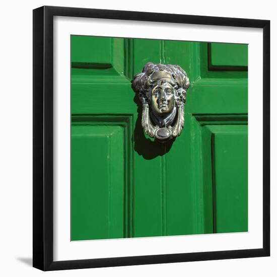 Georgian Door, Dublin, County Dublin, Republic of Ireland, Europe-Stuart Black-Framed Photographic Print