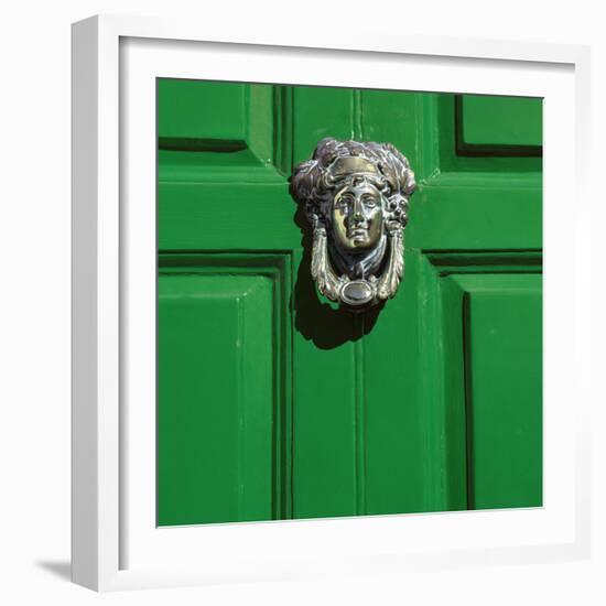 Georgian Door, Dublin, County Dublin, Republic of Ireland, Europe-Stuart Black-Framed Photographic Print