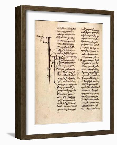 Georgian-Language Manuscript, 12th-13th Century-null-Framed Giclee Print