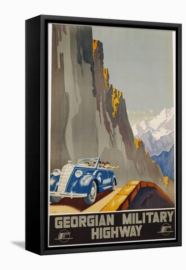 Georgian Military Highway Poster-Alexander Jitomirsky-Framed Premier Image Canvas