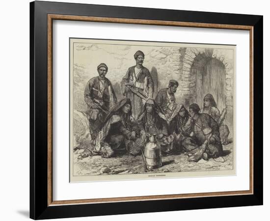 Georgian Mountaineers-Charles Robinson-Framed Giclee Print