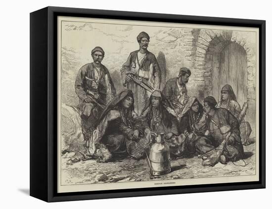 Georgian Mountaineers-Charles Robinson-Framed Premier Image Canvas