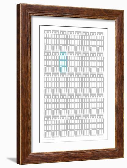 Georgian Repeat Print-Sarah Evans-Framed Giclee Print