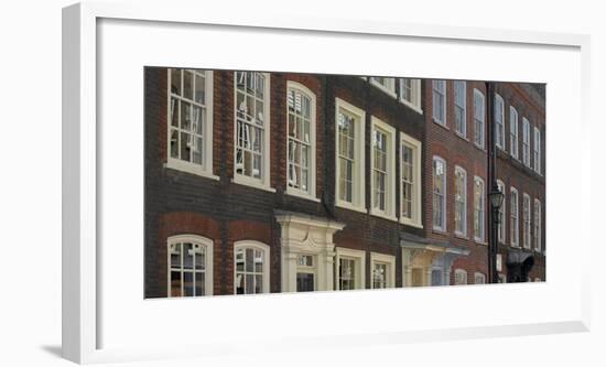 Georgian Terrace Facades, Spitalfields, London-Richard Bryant-Framed Photographic Print