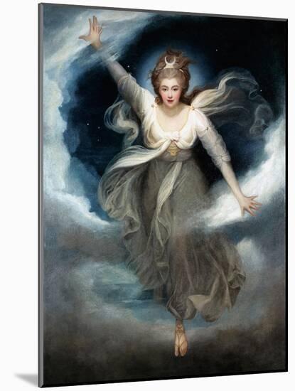Georgiana as Cynthia from Spenser's 'Faerie Queene', 1781-82-Maria Cosway-Mounted Giclee Print