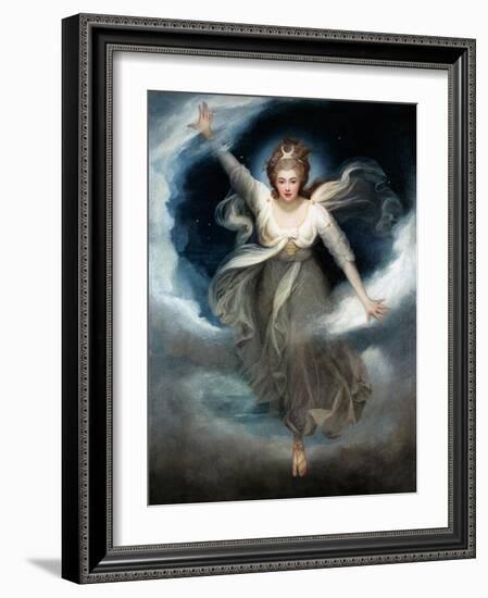 Georgiana as Cynthia from Spenser's 'Faerie Queene', 1781-82-Maria Cosway-Framed Giclee Print