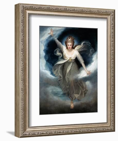 Georgiana as Cynthia from Spenser's 'Faerie Queene', 1781-82-Maria Cosway-Framed Giclee Print