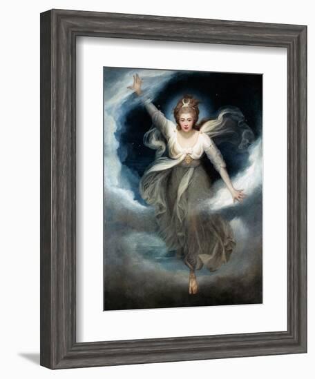 Georgiana as Cynthia from Spenser's 'Faerie Queene', 1781-82-Maria Cosway-Framed Giclee Print