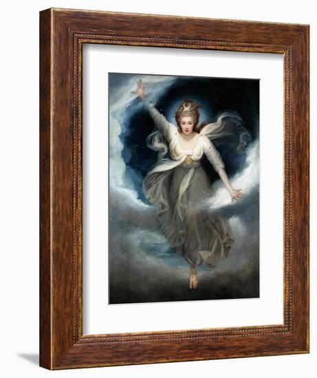 Georgiana as Cynthia from Spenser's 'Faerie Queene', 1781-82-Maria Cosway-Framed Giclee Print