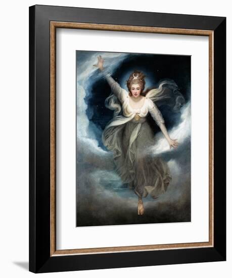 Georgiana as Cynthia from Spenser's 'Faerie Queene', 1781-82-Maria Cosway-Framed Giclee Print