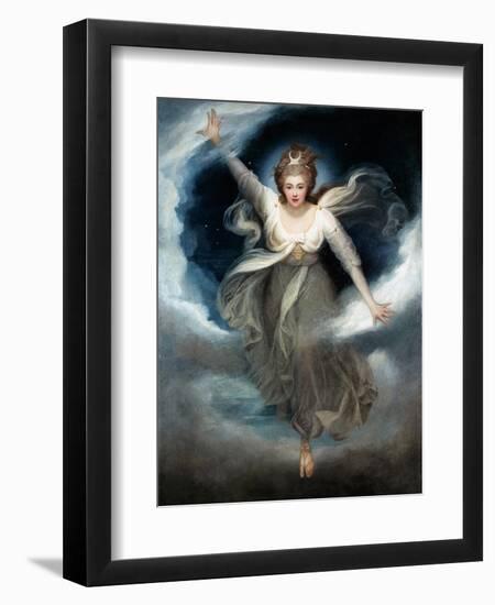 Georgiana as Cynthia from Spenser's 'Faerie Queene', 1781-82-Maria Cosway-Framed Giclee Print