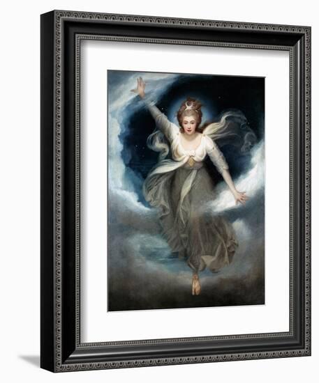 Georgiana as Cynthia from Spenser's 'Faerie Queene', 1781-82-Maria Cosway-Framed Giclee Print