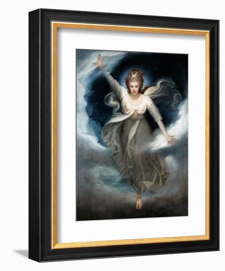 Georgiana as Cynthia from Spenser's 'Faerie Queene', 1781-82-Maria Cosway-Framed Giclee Print