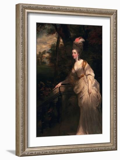 Georgiana Cavendish, Duchess of Devonshire, C.1775-76-Sir Joshua Reynolds-Framed Giclee Print