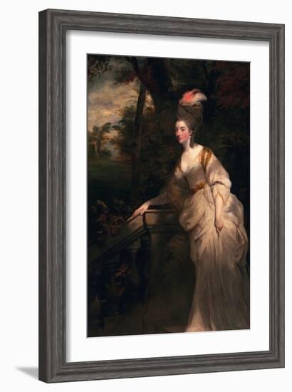 Georgiana Cavendish, Duchess of Devonshire, C.1775-76-Sir Joshua Reynolds-Framed Giclee Print