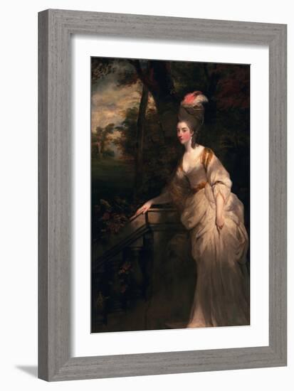 Georgiana Cavendish, Duchess of Devonshire, C.1775-76-Sir Joshua Reynolds-Framed Giclee Print